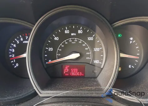 2013 Kia Rio Lx z USA, uszkodzony, nr VIN KNADM4A37D6258361